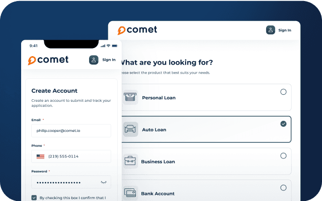 Applicant Digital Portal Mobile Preview