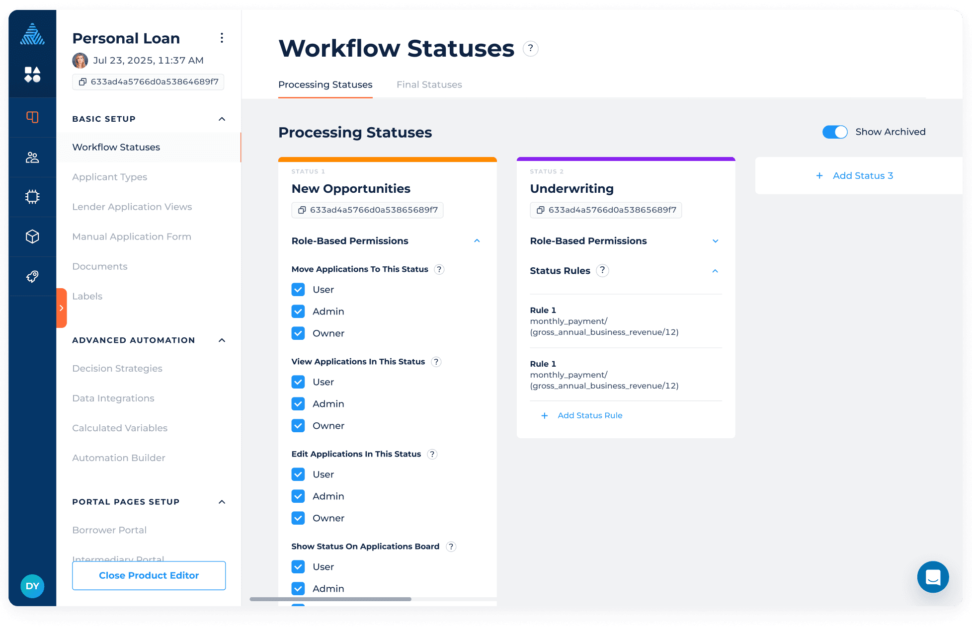Application Workflow