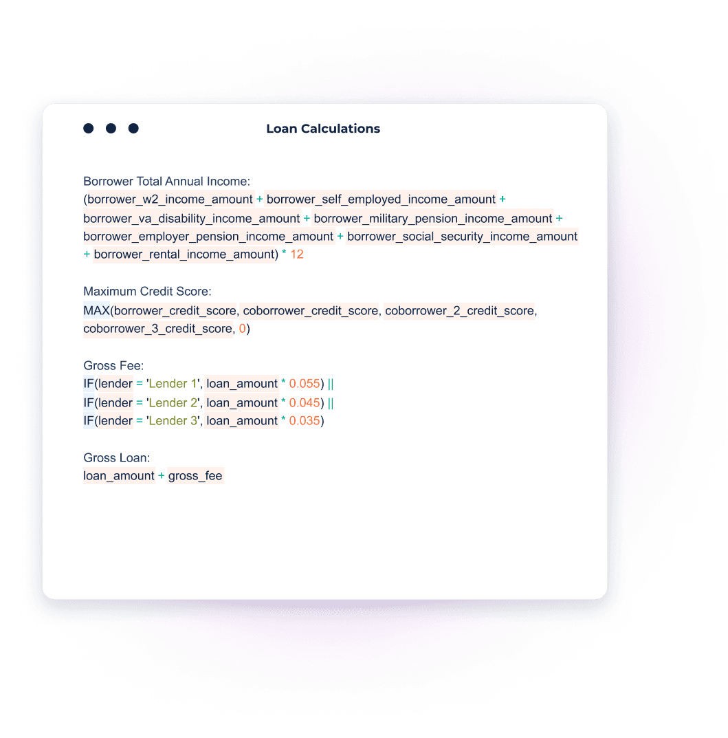 Formula Language