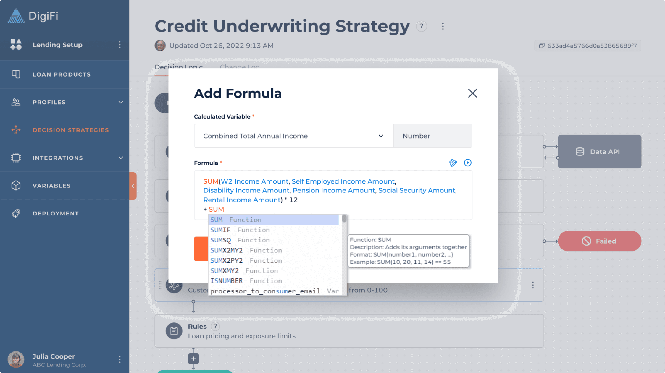 Formula Language Screenshot