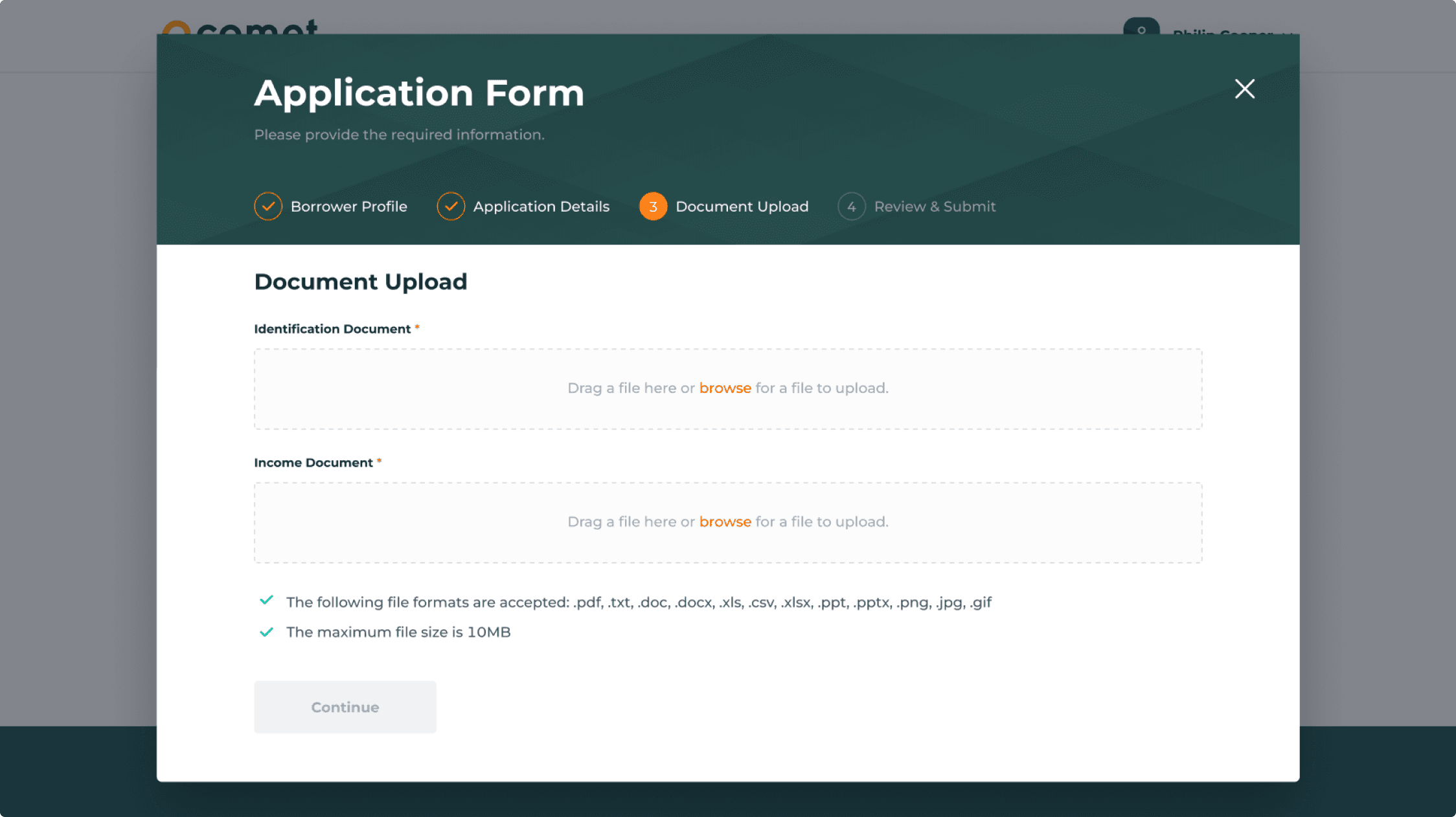 Custom Portals Screenshot