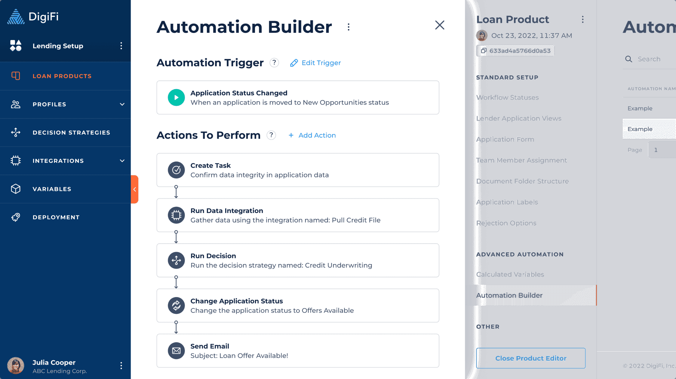Automation Builder Screenshot